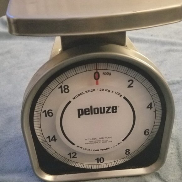 PELOUZE manual kitchen weigh scale 20KG Model KC20 2002 - Picture 2 of 4